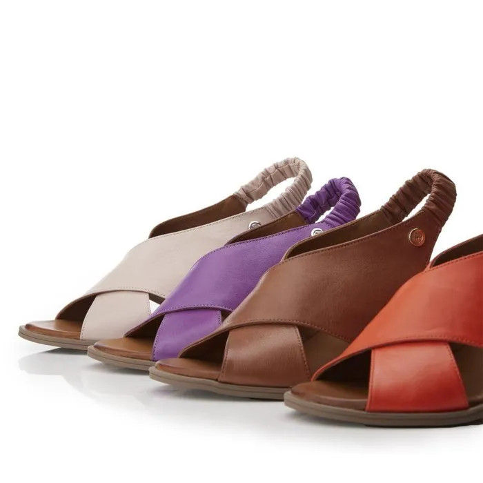 Women Moda In Pelle Heeled Sandals Lasandra Tan Leather Women Moda In Pelle Heeled Sandals Lasandra Tan Leather