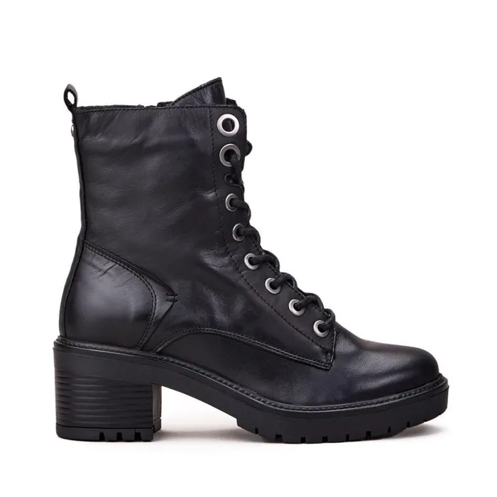 Women Moda In Pelle MidCalf Boots Bellzie Black Leather