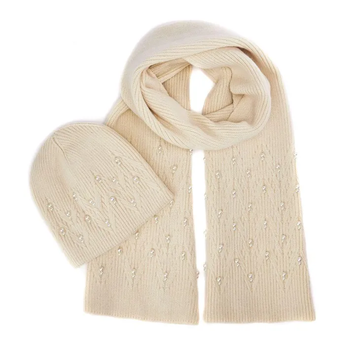 Women Moda In Pelle Scarves Promysescarf Cream Textile Women Moda In Pelle Scarves Promysescarf Cream Textile