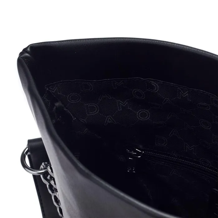 Women Moda In Pelle Shoulder Bags Berlyn Bag Black Porvair