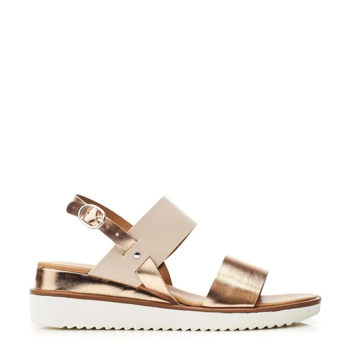 Women Moda In Pelle Wedge Sandals Navasay Cameo Leather