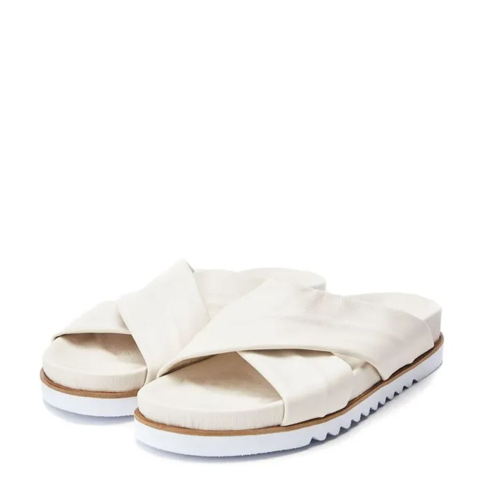Women Moda In Pelle White Boots Oddelia Off White Leather