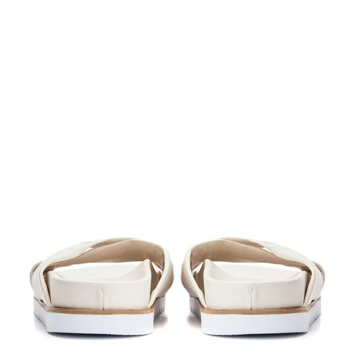 Women Moda In Pelle White Boots Oddelia Off White Leather