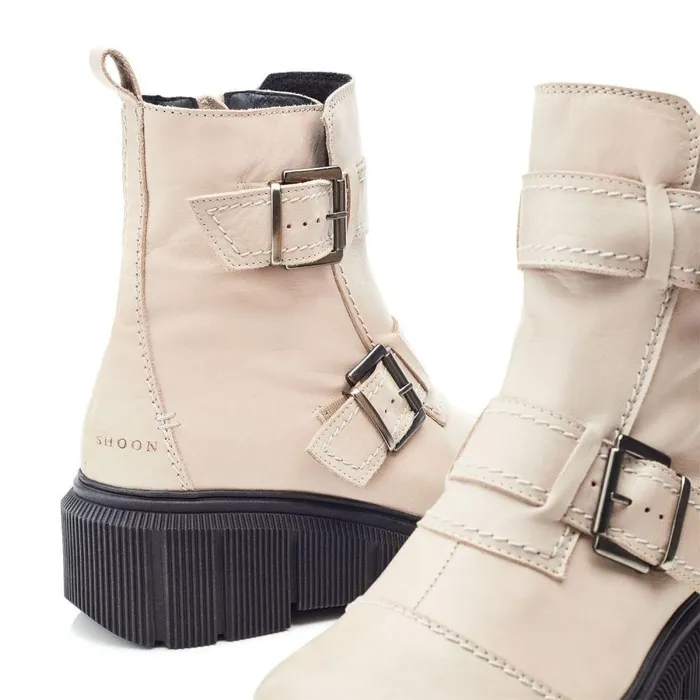 Women Moda In Pelle White Boots Shoon Sh Osborne Off White Leather Women Moda In Pelle White Boots Shoon Sh Osborne Off White Leather