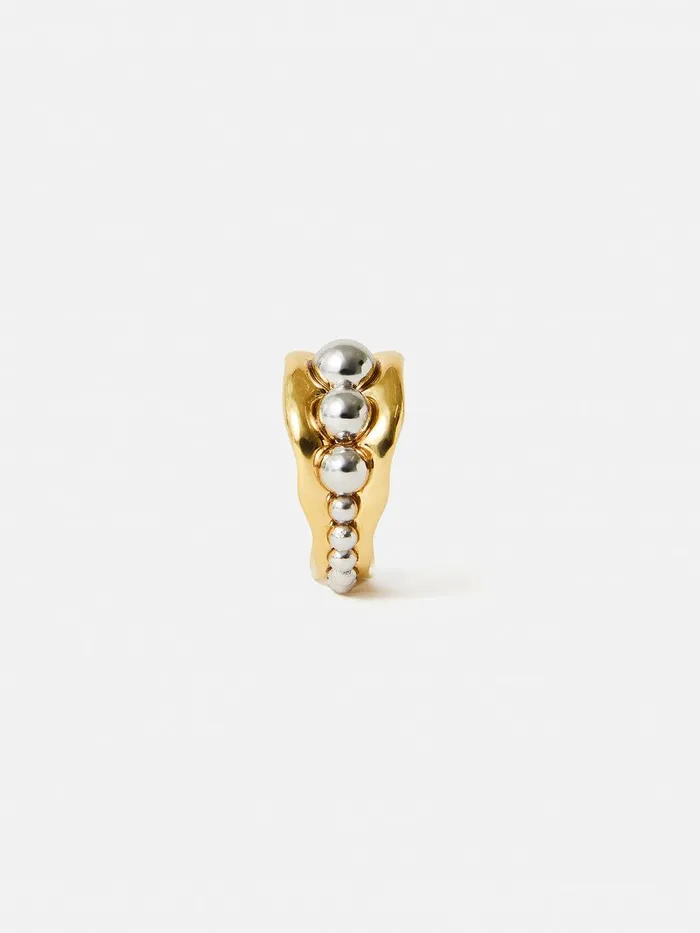 Women Molten Bead Ring Multi Jigsaw Party