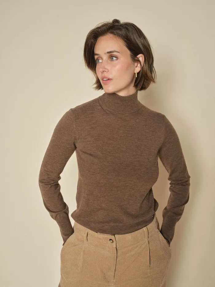Women MOS MOSH MMRelena Highneck Knit Rain Drum Knits