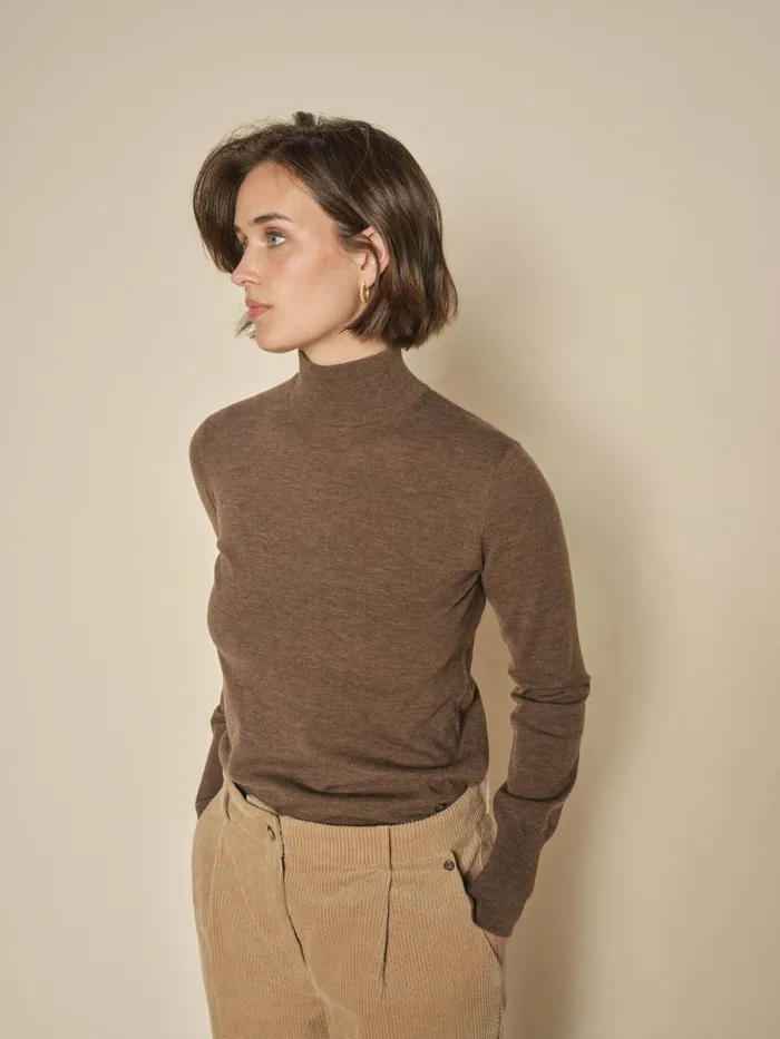 Women MOS MOSH MMRelena Highneck Knit Rain Drum Knits