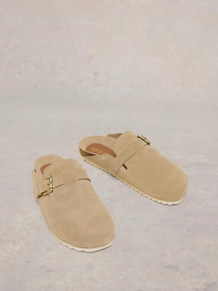 Women Myrtle Suede Slip On Mule Light Natural White Stuff Mules Women Myrtle Suede Slip On Mule Light Natural White Stuff Mules