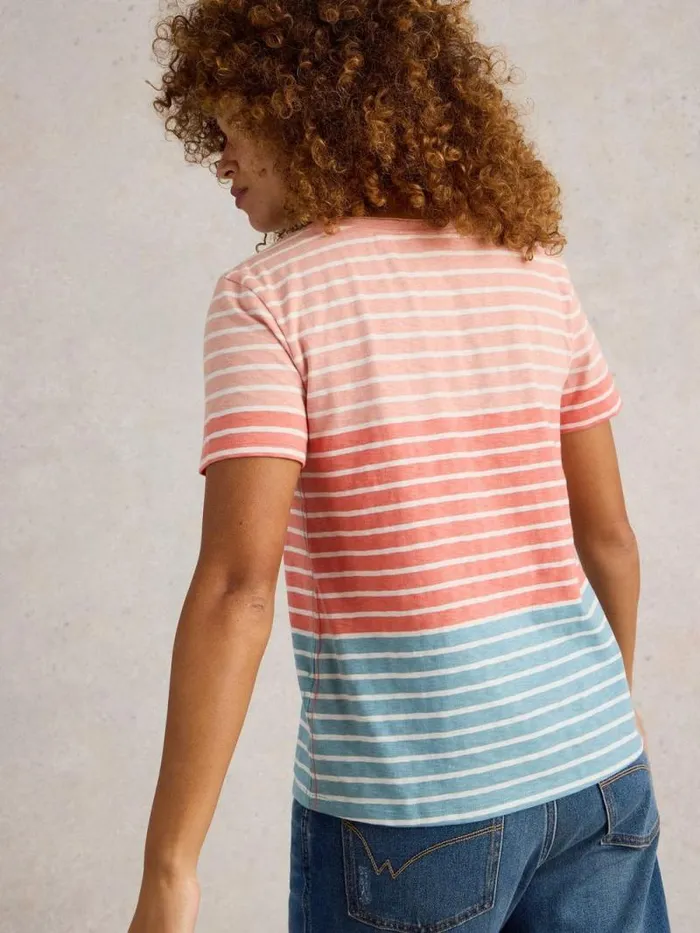 Women NADIA TEE Pink Multi White Stuff Tops and Tees Women NADIA TEE Pink Multi White Stuff Tops and Tees