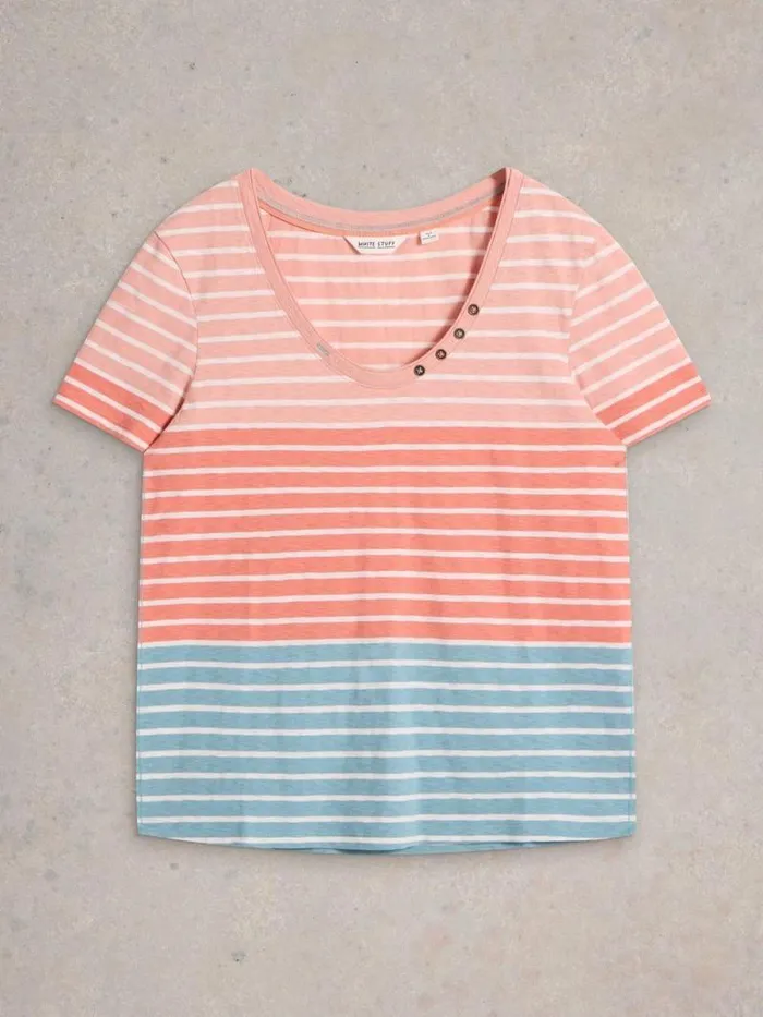 Women NADIA TEE Pink Multi White Stuff Tops and Tees Women NADIA TEE Pink Multi White Stuff Tops and Tees