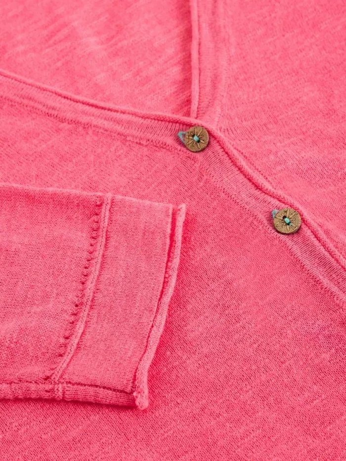 Women NARIA CARDI Bright Pink White Stuff Knitwear Women NARIA CARDI Bright Pink White Stuff Knitwear