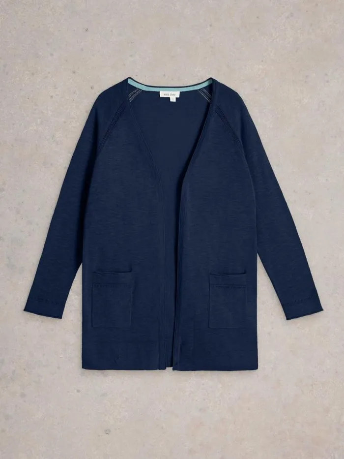 Women NARIA LONGLINE CARDI Dark Navy White Stuff Knitwear