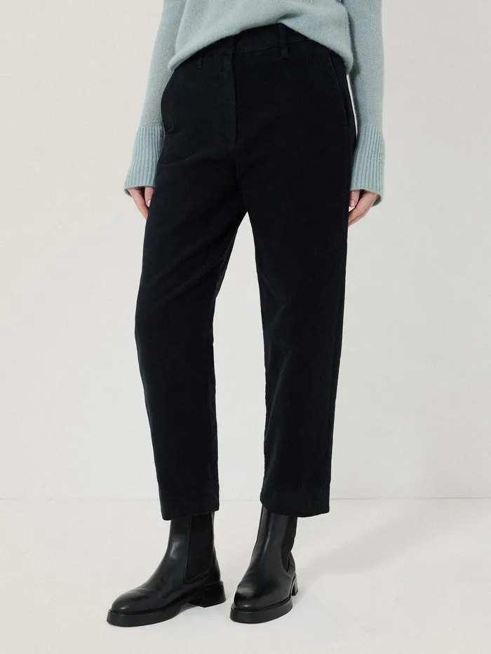 Women Nevis Moleskin Trouser Navy Jigsaw Trousers