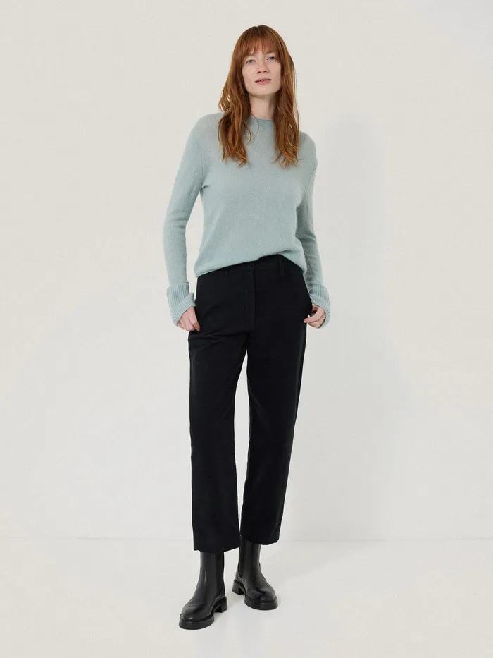 Women Nevis Moleskin Trouser Navy Jigsaw Trousers