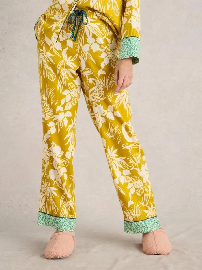 Women Nina PJ Bottom Chartreuse Print White Stuff Nightwear Women Nina PJ Bottom Chartreuse Print White Stuff Nightwear