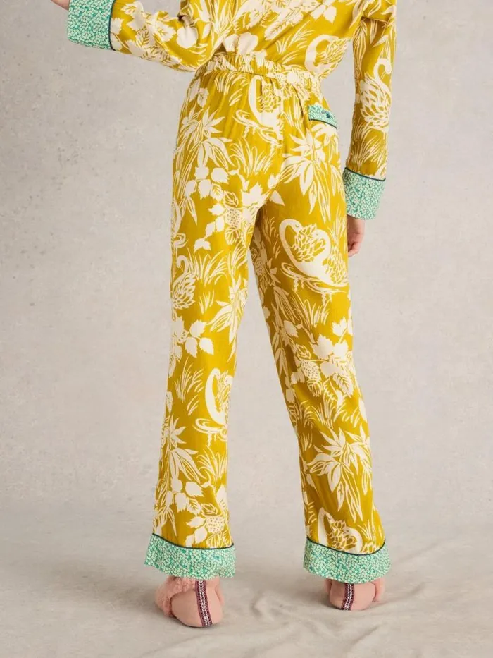 Women Nina PJ Bottom Chartreuse Print White Stuff Nightwear Women Nina PJ Bottom Chartreuse Print White Stuff Nightwear