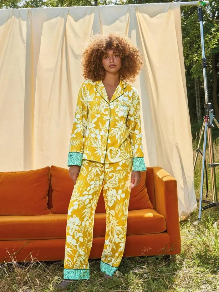 Women Nina PJ Bottom Chartreuse Print White Stuff Nightwear Women Nina PJ Bottom Chartreuse Print White Stuff Nightwear