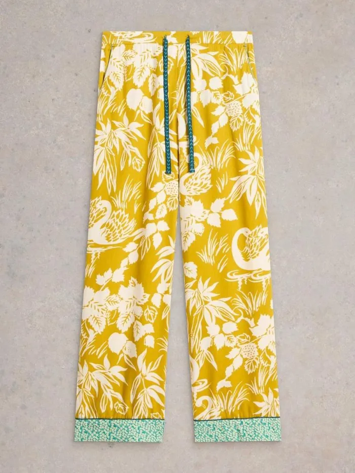 Women Nina PJ Bottom Chartreuse Print White Stuff Nightwear Women Nina PJ Bottom Chartreuse Print White Stuff Nightwear