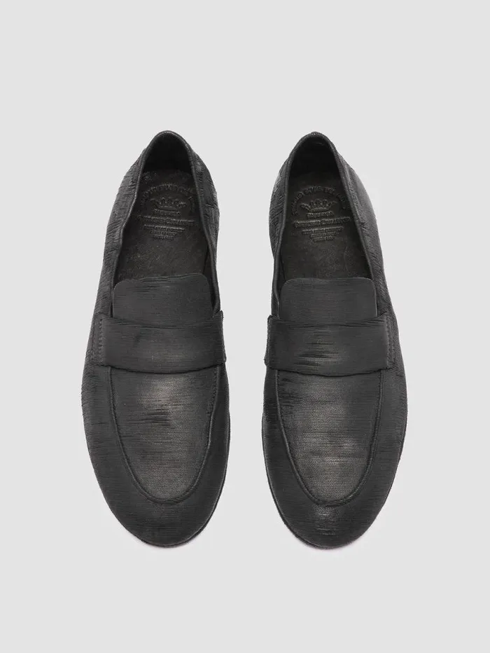 Women Officine Creative Footwear BLAIR DD 001 Black Leather Penny Loafers Women Officine Creative Footwear BLAIR DD 001 Black Leather Penny Loafers