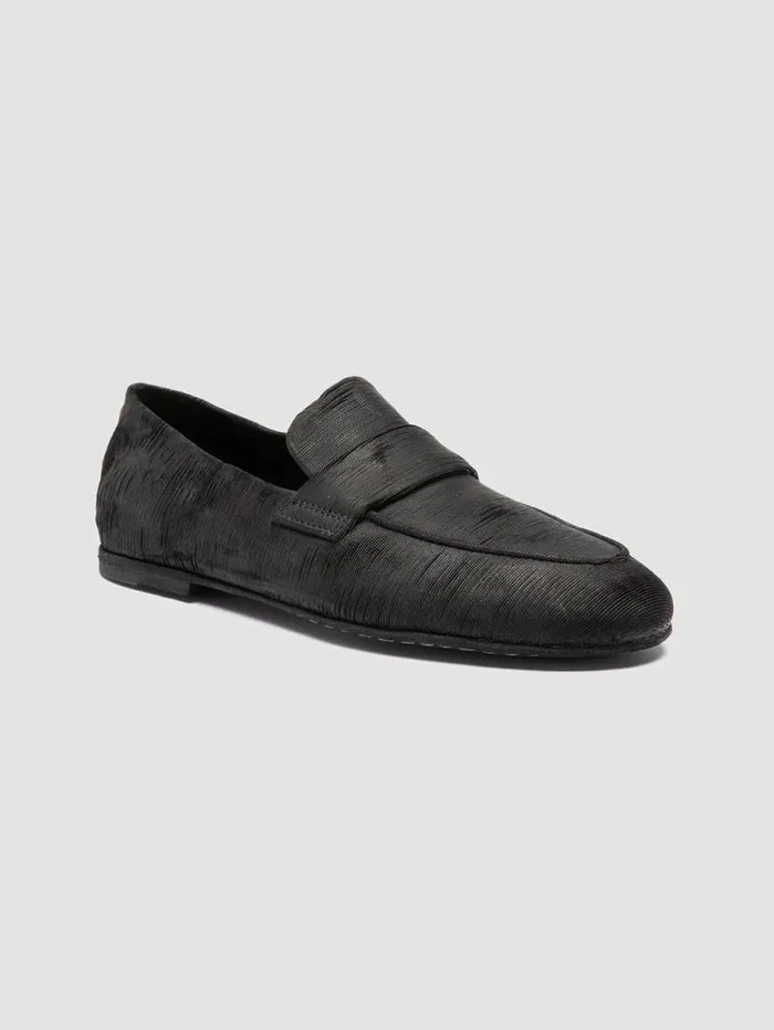 Women Officine Creative Footwear BLAIR DD 001 Black Leather Penny Loafers Women Officine Creative Footwear BLAIR DD 001 Black Leather Penny Loafers
