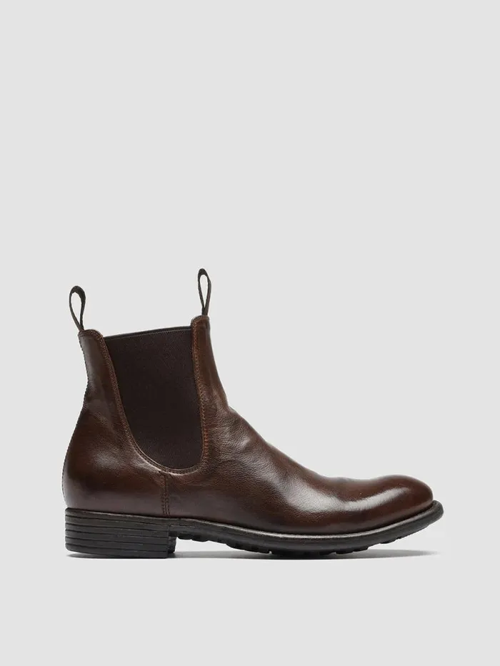 Women Officine Creative Footwear CALIXTE 004 Brown Leather Chelsea Boots