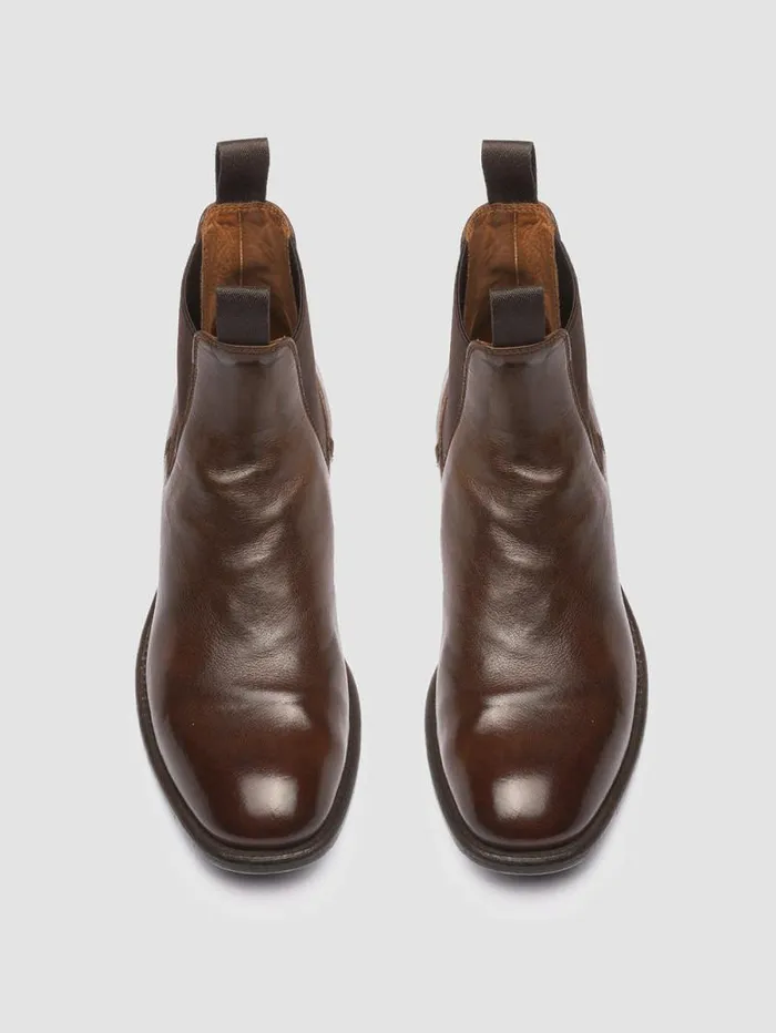 Women Officine Creative Footwear CALIXTE 004 Brown Leather Chelsea Boots Women Officine Creative Footwear CALIXTE 004 Brown Leather Chelsea Boots