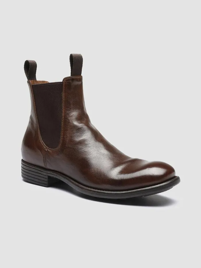 Women Officine Creative Footwear CALIXTE 004 Brown Leather Chelsea Boots Women Officine Creative Footwear CALIXTE 004 Brown Leather Chelsea Boots