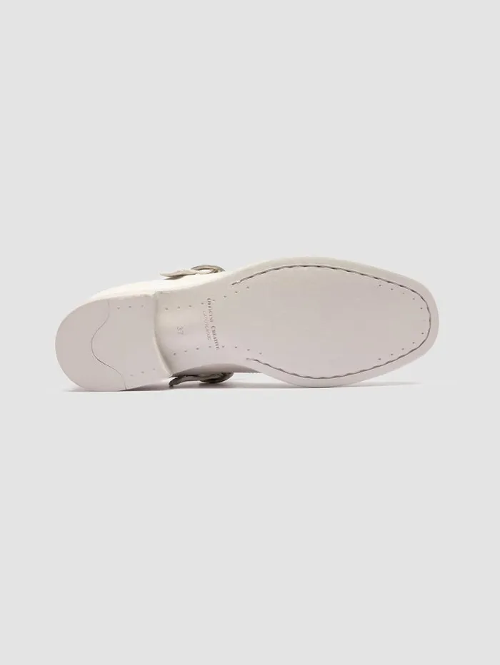 Women Officine Creative Footwear CALIXTE 080 White Leather TBar Shoes Women Officine Creative Footwear CALIXTE 080 White Leather TBar Shoes