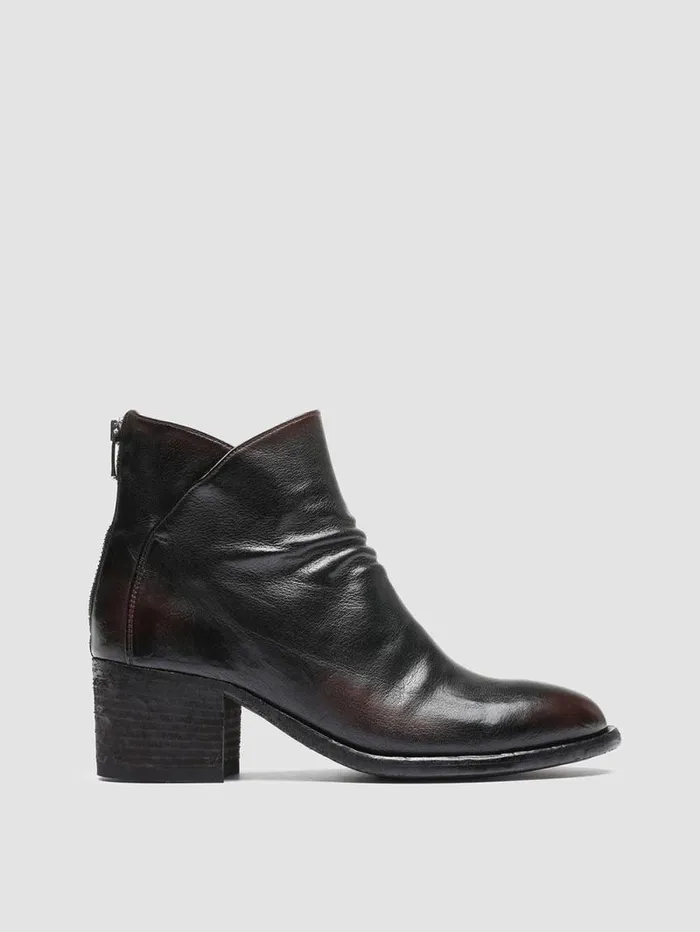 Women Officine Creative Footwear DENNER 100 Black Leather Ankle Boots