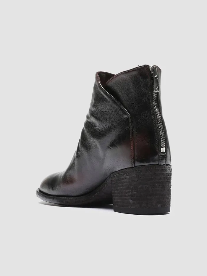 Women Officine Creative Footwear DENNER 100 Black Leather Ankle Boots