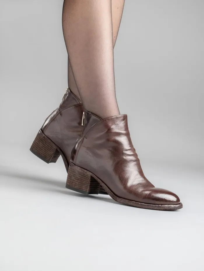 Women Officine Creative Footwear DENNER 100 Black Leather Ankle Boots