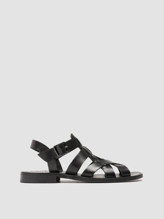 Women Officine Creative Footwear GANEMA 105 Black Leather Sandals