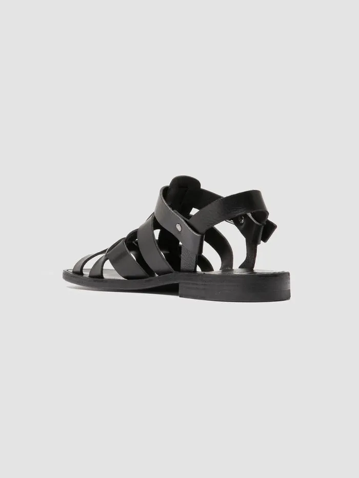 Women Officine Creative Footwear GANEMA 105 Black Leather Sandals Women Officine Creative Footwear GANEMA 105 Black Leather Sandals