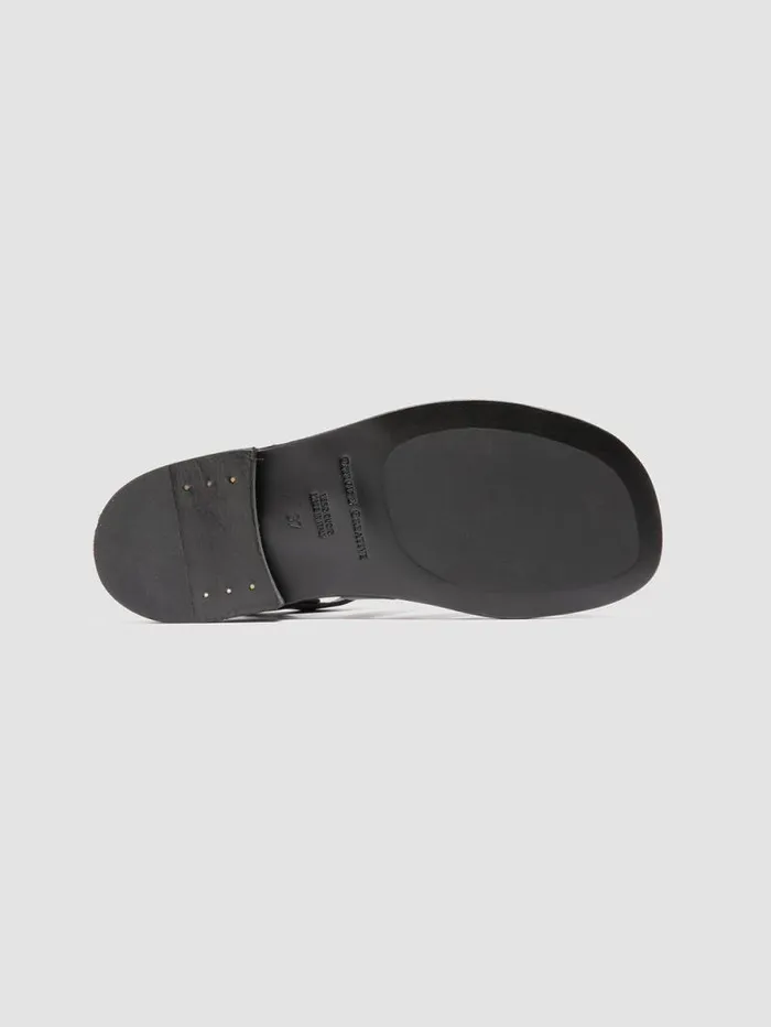 Women Officine Creative Footwear GANEMA 105 Black Leather Sandals Women Officine Creative Footwear GANEMA 105 Black Leather Sandals