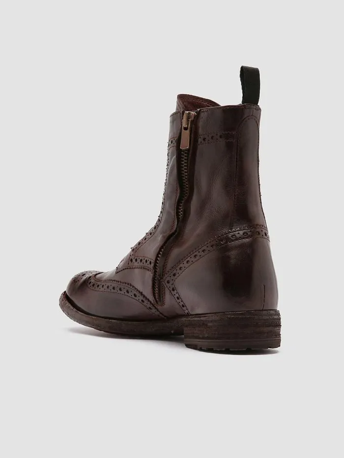Women Officine Creative Footwear LEXIKON 131 Brown Leather Booties Women Officine Creative Footwear LEXIKON 131 Brown Leather Booties
