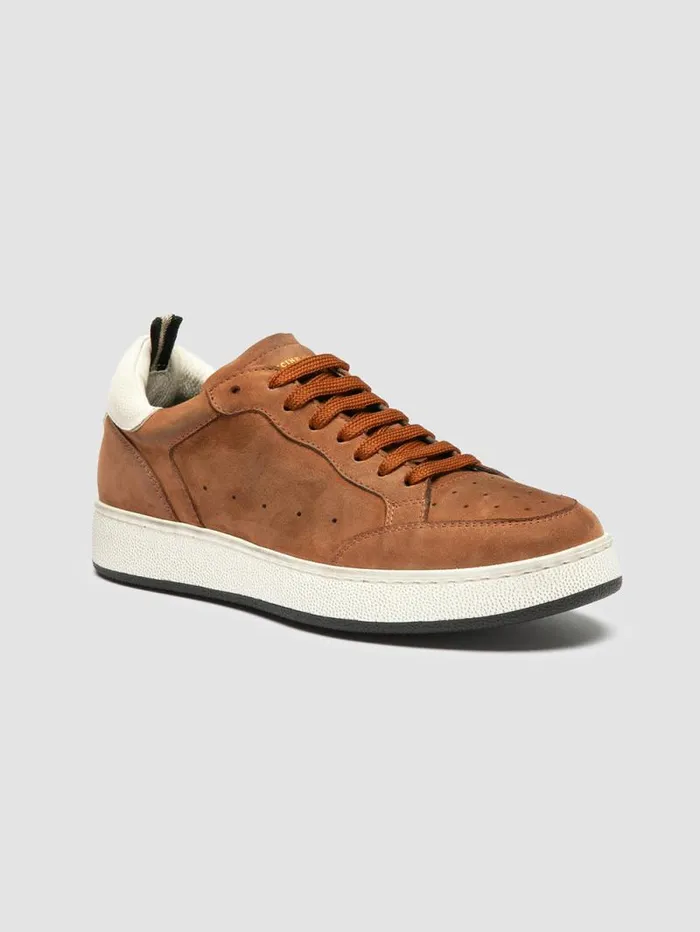 Women Officine Creative Footwear THE ANSWER 102 Light Brown Nubuck Low Top Sneakers Women Officine Creative Footwear THE ANSWER 102 Light Brown Nubuck Low Top Sneakers