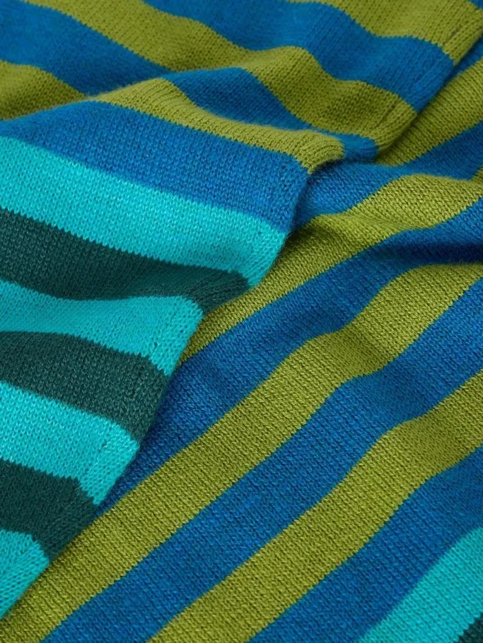 Women OLIVE STRIPED JUMPER Green Multi White Stuff Knitwear Women OLIVE STRIPED JUMPER Green Multi White Stuff Knitwear