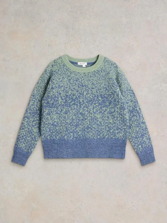 Women OMBRE JUMPER Blue Multi White Stuff Knitwear Women OMBRE JUMPER Blue Multi White Stuff Knitwear