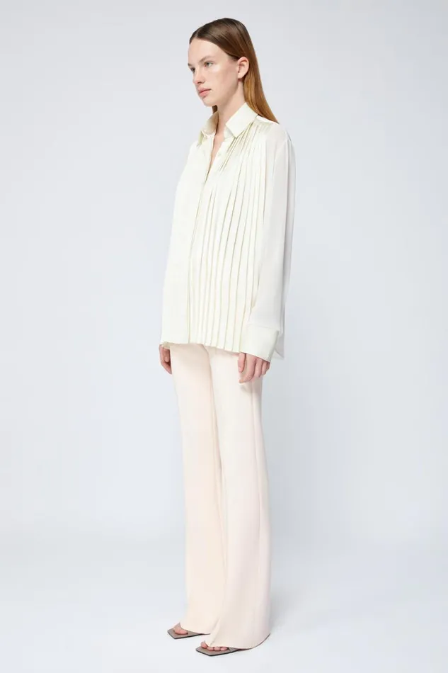 Women Pants and Bottoms Jonathan Simkhai Kenna Trouser Pink Tailored Pants