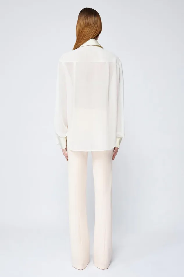 Women Pants and Bottoms Jonathan Simkhai Kenna Trouser Pink Tailored Pants