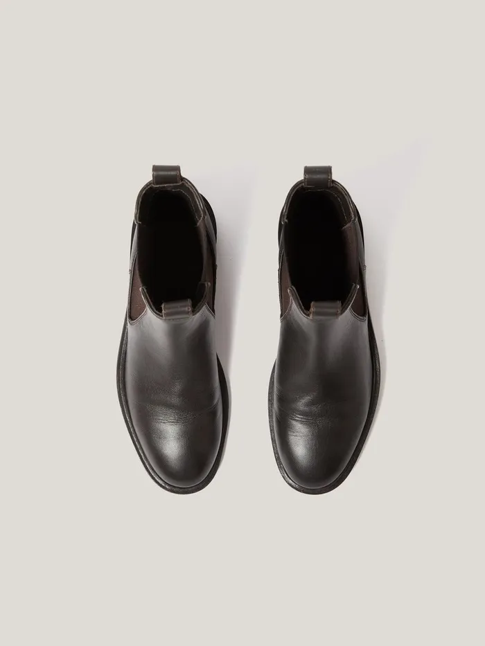 Women Pembridge Leather Chelsea Boot Brown Jigsaw Boots