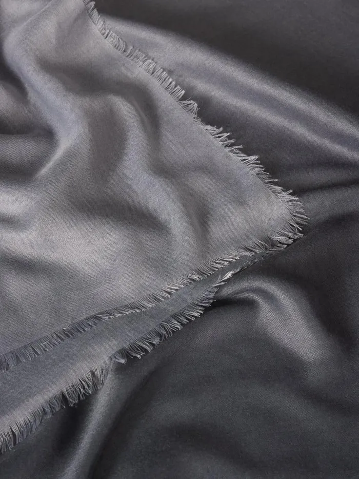 Women Penny Oversized Plain Scarf Charcoal Grey White Stuff Scarves