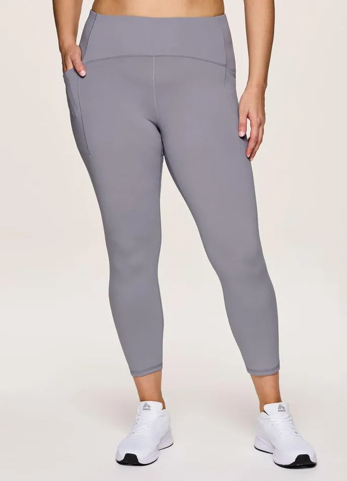 Women Plus Power Play Tech Flex 78 Legging Dolphin Grey RBX Active Leggings
