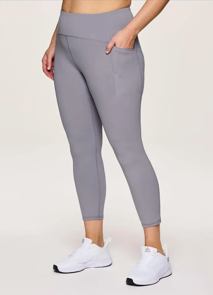 Women Plus Power Play Tech Flex 78 Legging Dolphin Grey RBX Active Leggings