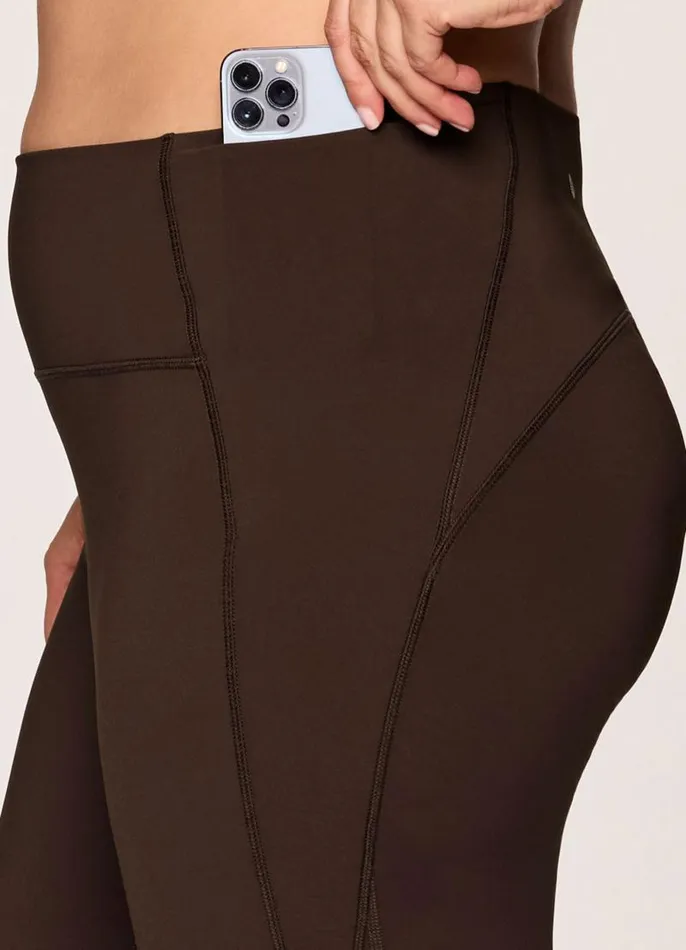 Women Plus Step It Up Tech Flex Legging Coffee RBX Active Leggings