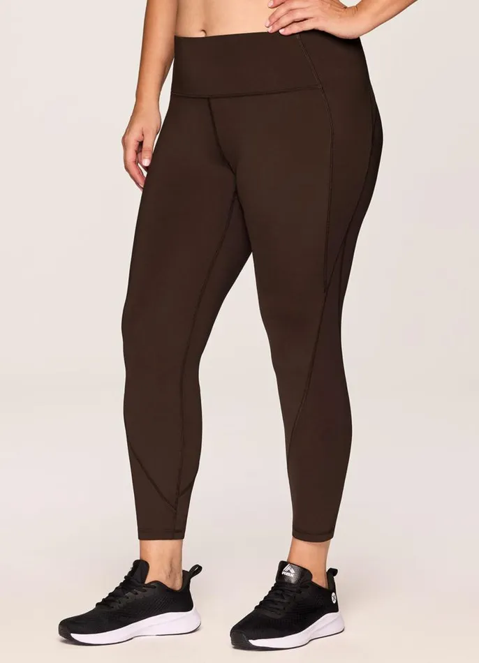 Women Plus Step It Up Tech Flex Legging Coffee RBX Active Leggings