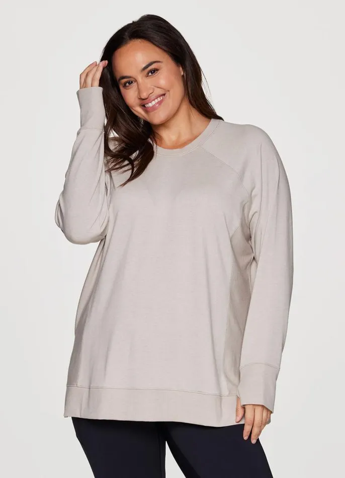 Women Plus Surrey Pullover II Light Beige RBX Active Sweatshirts