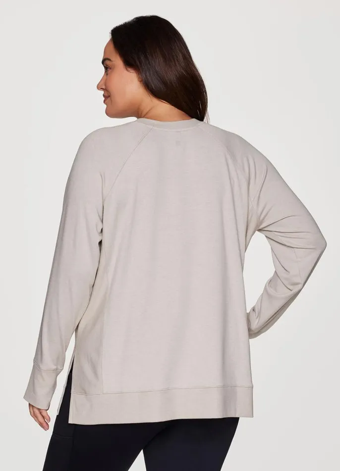Women Plus Surrey Pullover II Light Beige RBX Active Sweatshirts