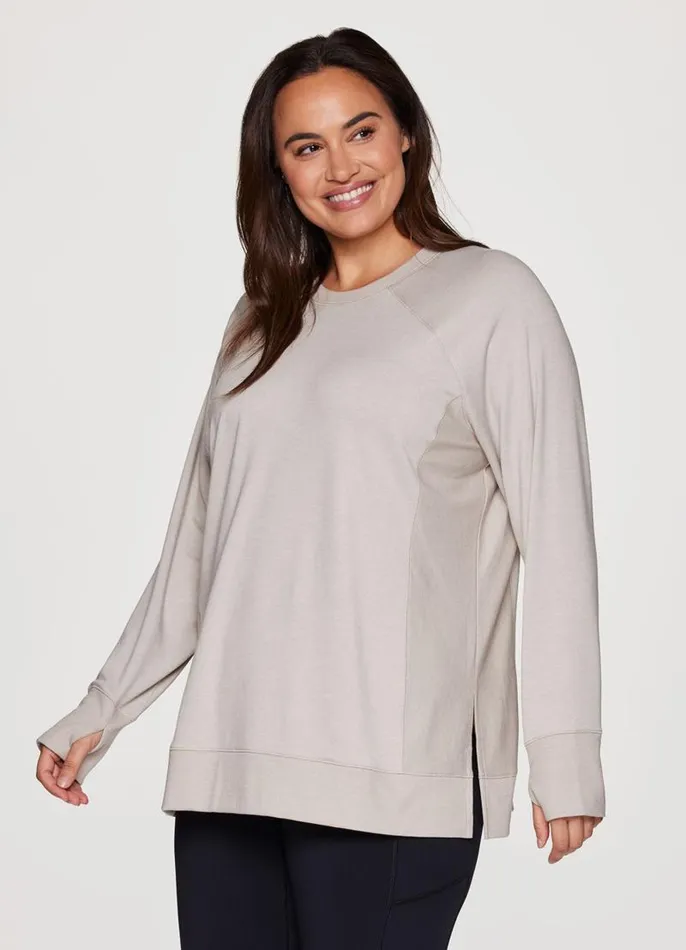 Women Plus Surrey Pullover II Light Beige RBX Active Sweatshirts