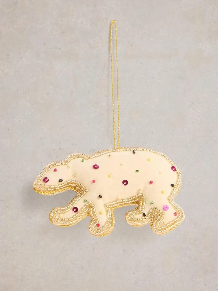Women Polar Bear Sparkle Dec White Multi White Stuff Decorations